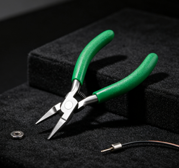 Flat-Nose Pliers For Jewelry Making; Smooth Jaws For Wire Wrapping And Bending