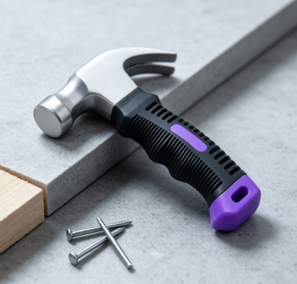 Compact Claw Hammer; Magnetic Head, Ideal For Camping And Tent Pegs