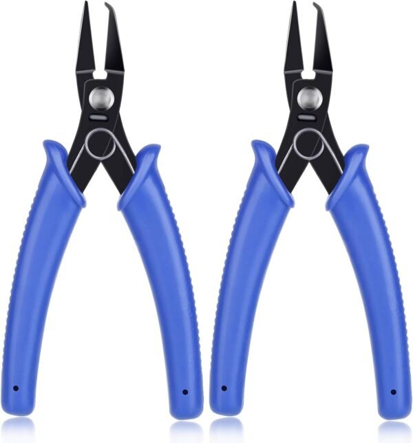 Split-Ring/Key-Ring Pliers; 2-Piece Set Essential For Beading And Repairs