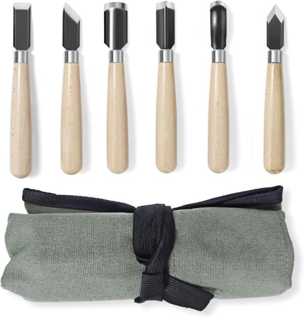 Woodworking Chisel Set With Storage