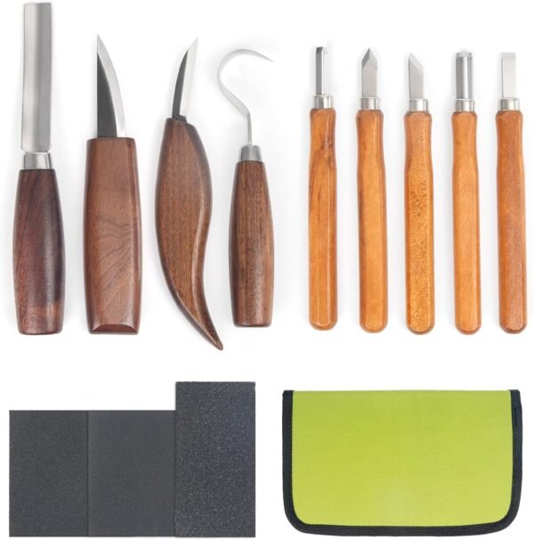 Wood Carving Tool Set With Storage