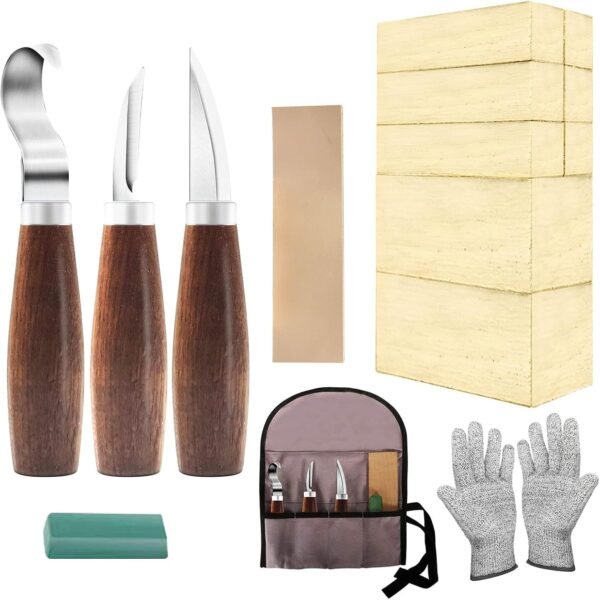 Wood Whittling And Carving Tool Set