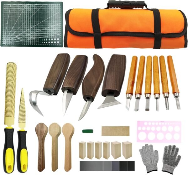 Comprehensive Wood Carving Tool Set For Beginners