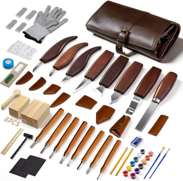 Professional Wood Carving Tool Set For Adult Crafting