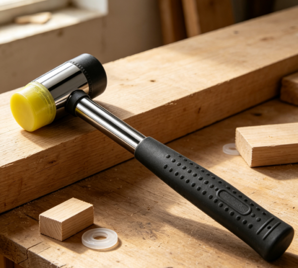 Small Rubber Mallet; Double-Sided Head, Non-Slip And Non-Marring